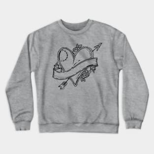 Heart arrow love Crewneck Sweatshirt